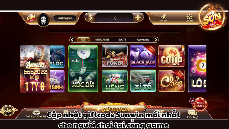 Cập nhật giftcode Sunwin mới nhất cho người chơi tại cổng game Cập nhật giftcode Sunwin mới nhất cho người chơi tại cổng game