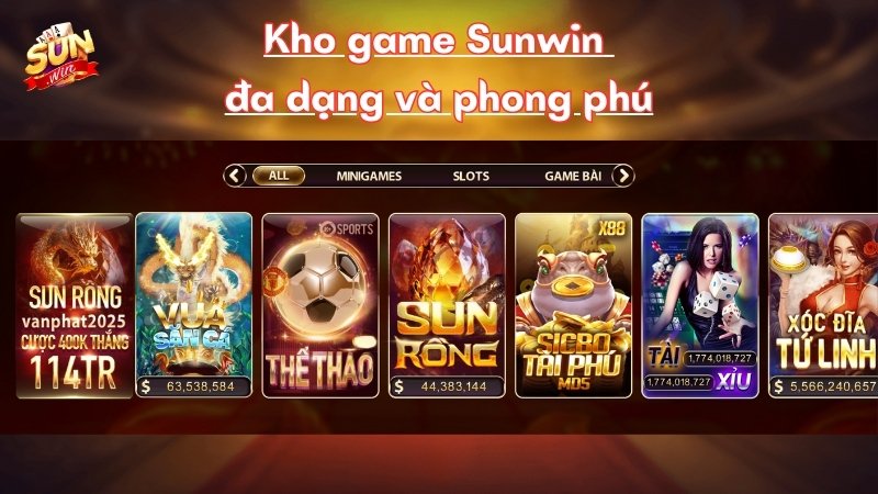 Kho game sunwin đa dạng và phong phú Kho game sunwin đa dạng và phong phú
