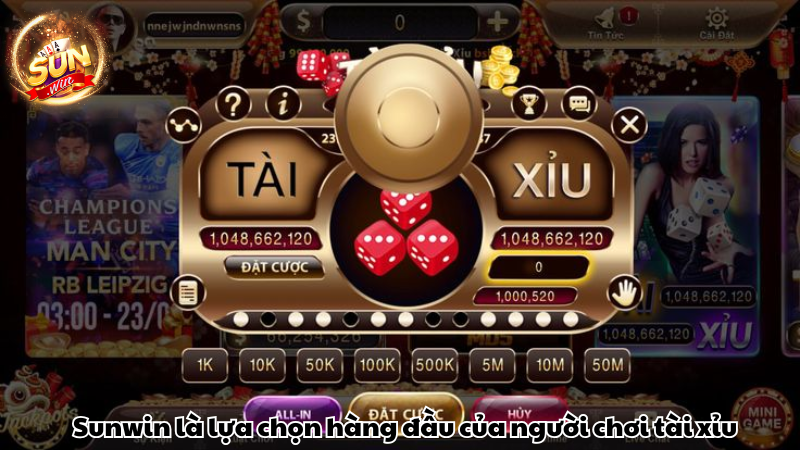 Sunwin là lựa chọn hàng đầu của người chơi tài xỉu Sunwin là lựa chọn hàng đầu của người chơi tài xỉu